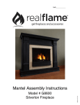 Real Flame G8600E-W Use and Care Manual