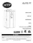 HTP EFT-399PU Instructions / Assembly