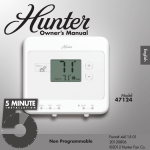 Hunter 47124 Instructions / Assembly