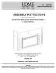 Home Decorators Collection WSFP46ECHD-6 Instructions / Assembly