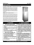 Miller CMF95 072 PG Installation Guide