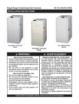 Kelvinator KG7SD 108D-45D Installation Guide