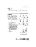 Honeywell TL8100A Instructions / Assembly