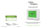 White Rodgers UP400 Instructions / Assembly