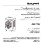Honeywell CO25MM Use and Care Manual
