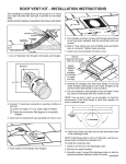 Broan RVK1A Instructions / Assembly