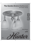 Hunter 80705 Instructions / Assembly