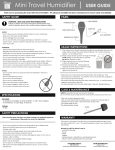 Crane EE-5950 Use and Care Manual