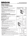 Broan 9810WH Instructions / Assembly