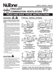 NuTone HD80LNT Installation Guide