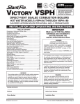 Victory VSPH-150 Instructions / Assembly