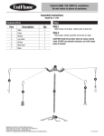 UniFlame F-1187B Instructions / Assembly