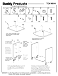 Buddy Products 9141-18 Instructions / Assembly