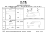 Home Decorators Collection 3808810220 Instructions / Assembly