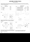 Worldwide Homefurnishings 203-808WL Instructions / Assembly