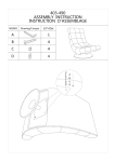 Worldwide Homefurnishings 403-490BK Instructions / Assembly