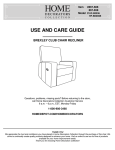 Home Decorators Collection HF-B0036B Instructions / Assembly