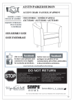 Simpli Home AXCTUB-001 Instructions / Assembly