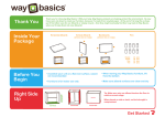 Way Basics WB-2NC-WE Instructions / Assembly