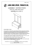 Home Decorators Collection 1065010210 Instructions / Assembly
