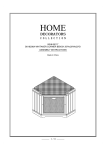 Home Decorators Collection 6911700410 Instructions / Assembly
