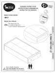 South Shore Furniture 9017213 Instructions / Assembly