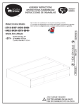 South Shore Furniture 3846211 Instructions / Assembly
