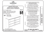 South Shore Furniture 3263027 Instructions / Assembly