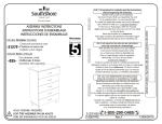 South Shore Furniture 3127035 Instructions / Assembly
