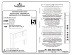 South Shore Furniture 3550098 Instructions / Assembly