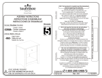 South Shore Furniture 3326062 Instructions / Assembly