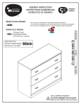 South Shore Furniture 3880B3 Instructions / Assembly