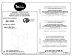 South Shore Furniture 8050011K Instructions / Assembly