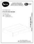 South Shore Furniture 3107211 Instructions / Assembly
