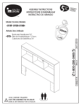 South Shore Furniture 3107079 Instructions / Assembly