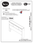 South Shore Furniture 3432093 Instructions / Assembly