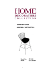 Home Decorators Collection 0277200250 Instructions / Assembly