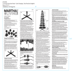 Martha Stewart Living 7205009-62 Instructions / Assembly