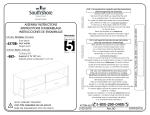 South Shore Furniture 4219662 Instructions / Assembly