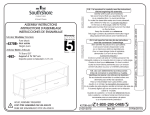 South Shore Furniture 4270662 Instructions / Assembly