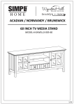 Simpli Home AXWELL3-005-60 Instructions / Assembly