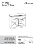 SAUDER 414723 Instructions / Assembly