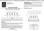 Home Accents Holiday C7-5L-STA1-M Instructions / Assembly