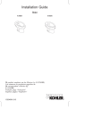 KOHLER K-4876-96 Installation Guide