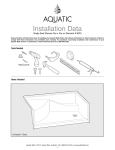 Aquatic 6030SPANL-WH Installation Guide