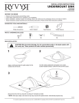 RYVYR CUM198RWT Installation Guide