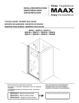 MAAX 105318-900-084-000 Instructions / Assembly