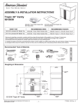 American Standard 9212.030.336 Installation Guide