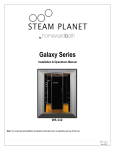 Steam Planet WS112(40) Installation Guide