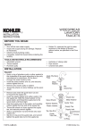 KOHLER K-7307-K-CP Installation Guide